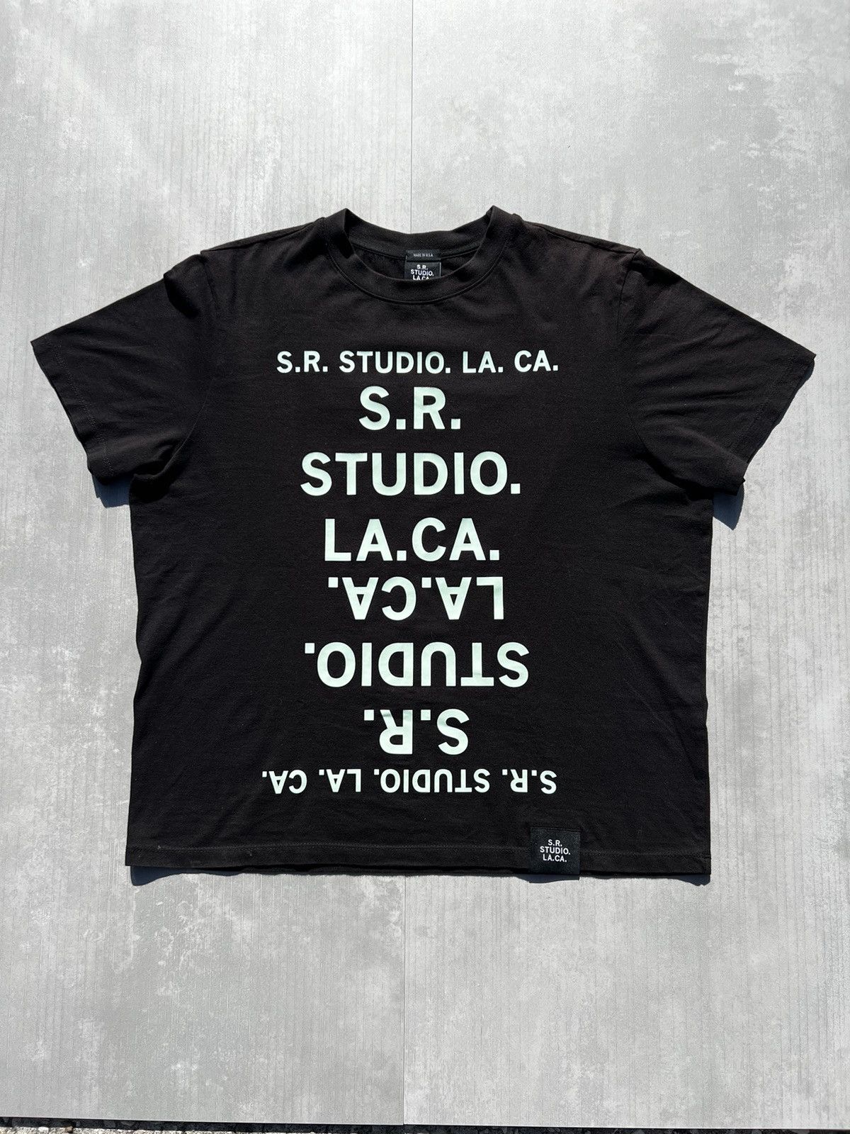 image of Sterling Ruby (Sold) Sr Studio La Ca Shirt in Black, Men's (Size Large)
