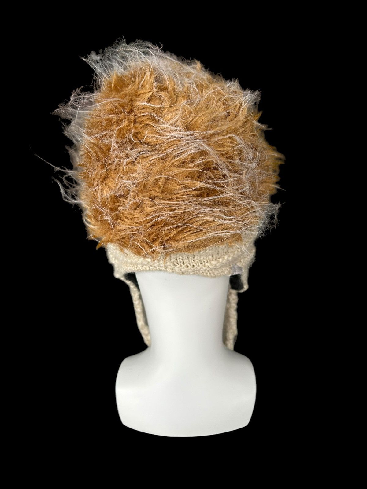 Japanese Brand × Kapital × Vintage Japanese Brand phenix Rare knitt Mohair Mohawk Beanie Hats🎌☠️ Size ONE SIZE - 3 Thumbnail