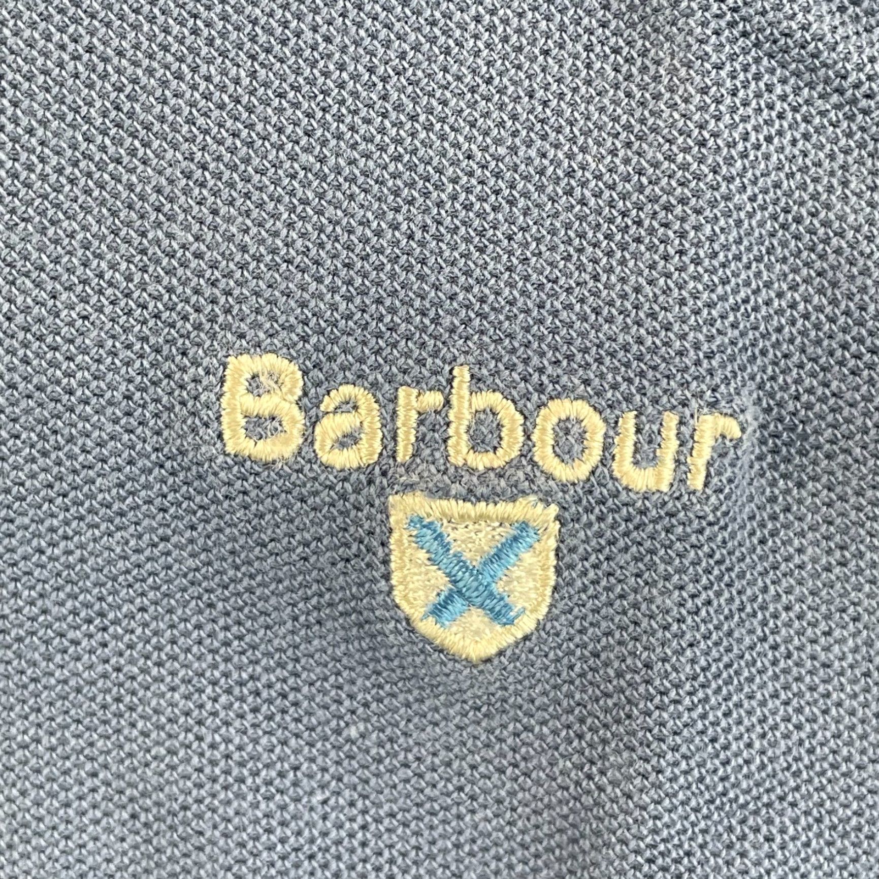 Barbour Barbour Chest Logo Polo Shirt Men Medium Blue Short Sleeve Golf Casual Designer Size US M / EU 48-50 / 2 - 3 Thumbnail