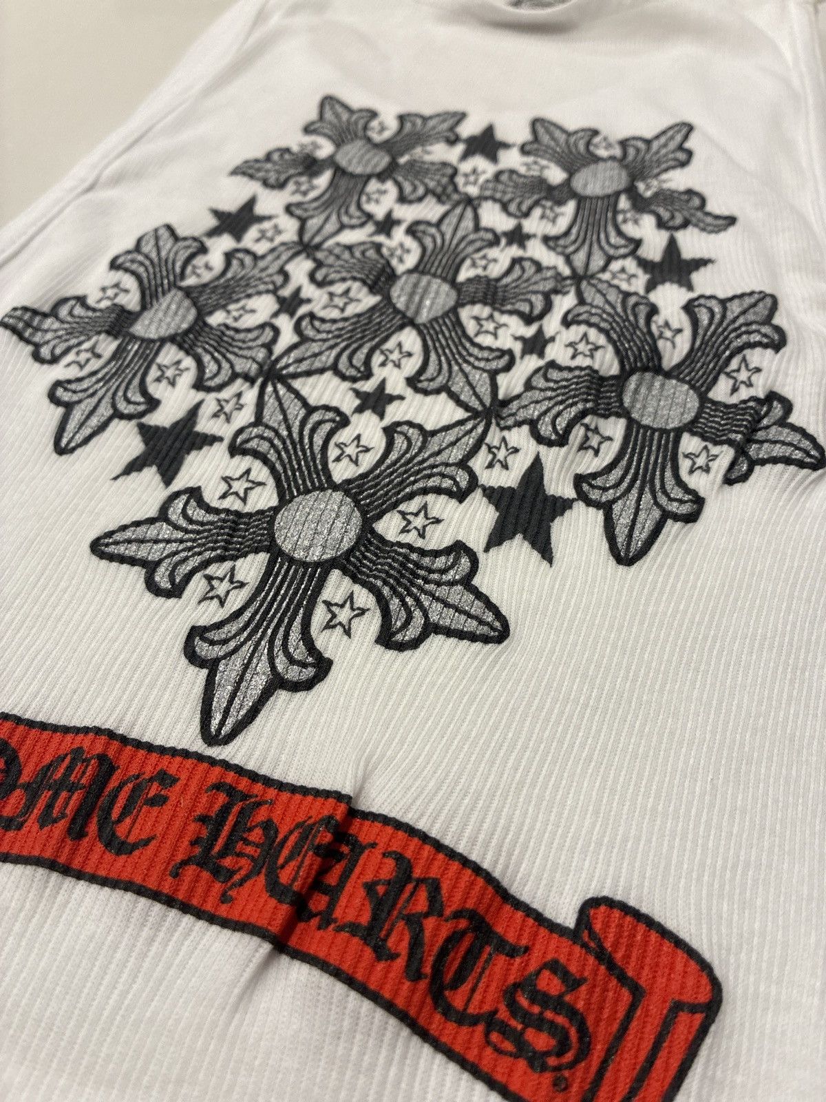Chrome Hearts Chrome Hearts Silver Star Tank Top Size US XL / EU 56 / 4 - 1 Thumbnail