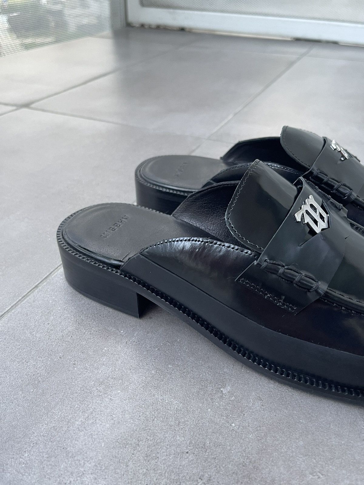 Misbhv !DS! SS23 Misbhv Brutalist Slip On Black Loafers Size US 11 / EU 44 - 14 Thumbnail