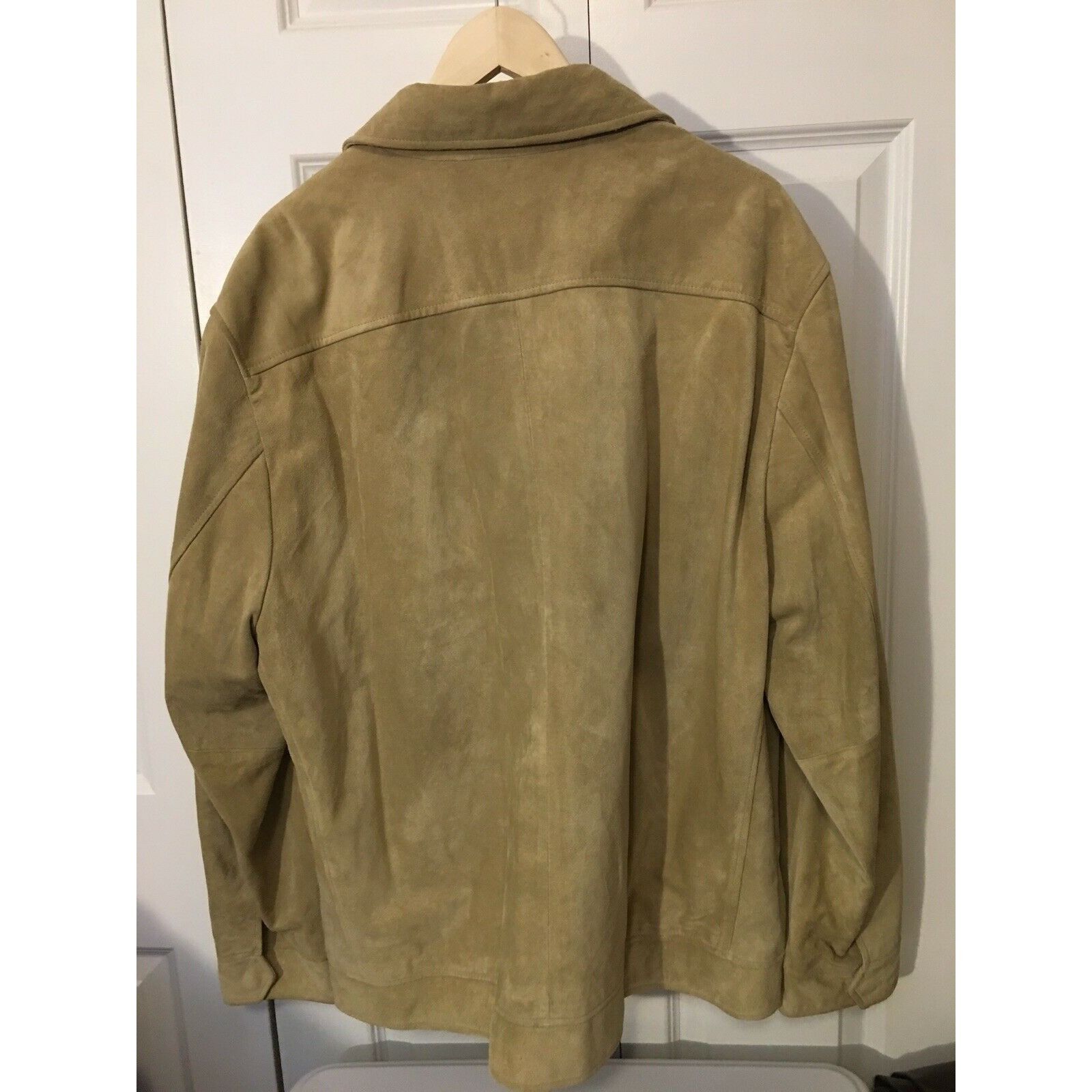 Gap Gap Men's Sz XL TAN 100% Genuine Leather Jacket Heavy Size US XL / EU 56 / 4 - 11 Thumbnail