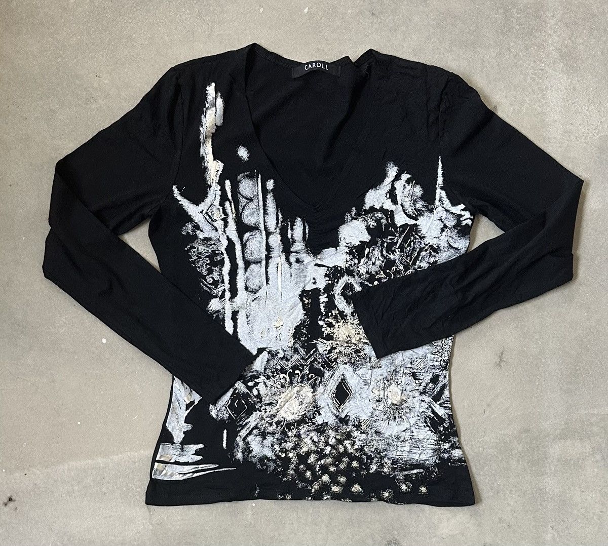 Japanese Brand CAROLL ART LS TEE Size US S / EU 44-46 / 1 - 1 Thumbnail