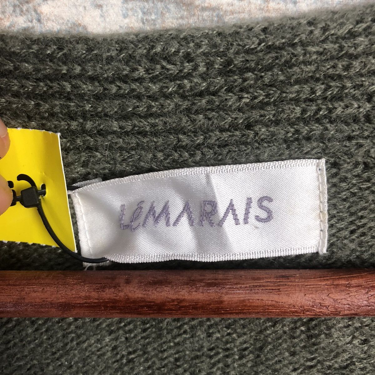 Homespun Knitwear × Japanese Brand DL Lemarais Green Cardigan Knitwear #C585 Size US M / EU 48-50 / 2 - 9 Thumbnail
