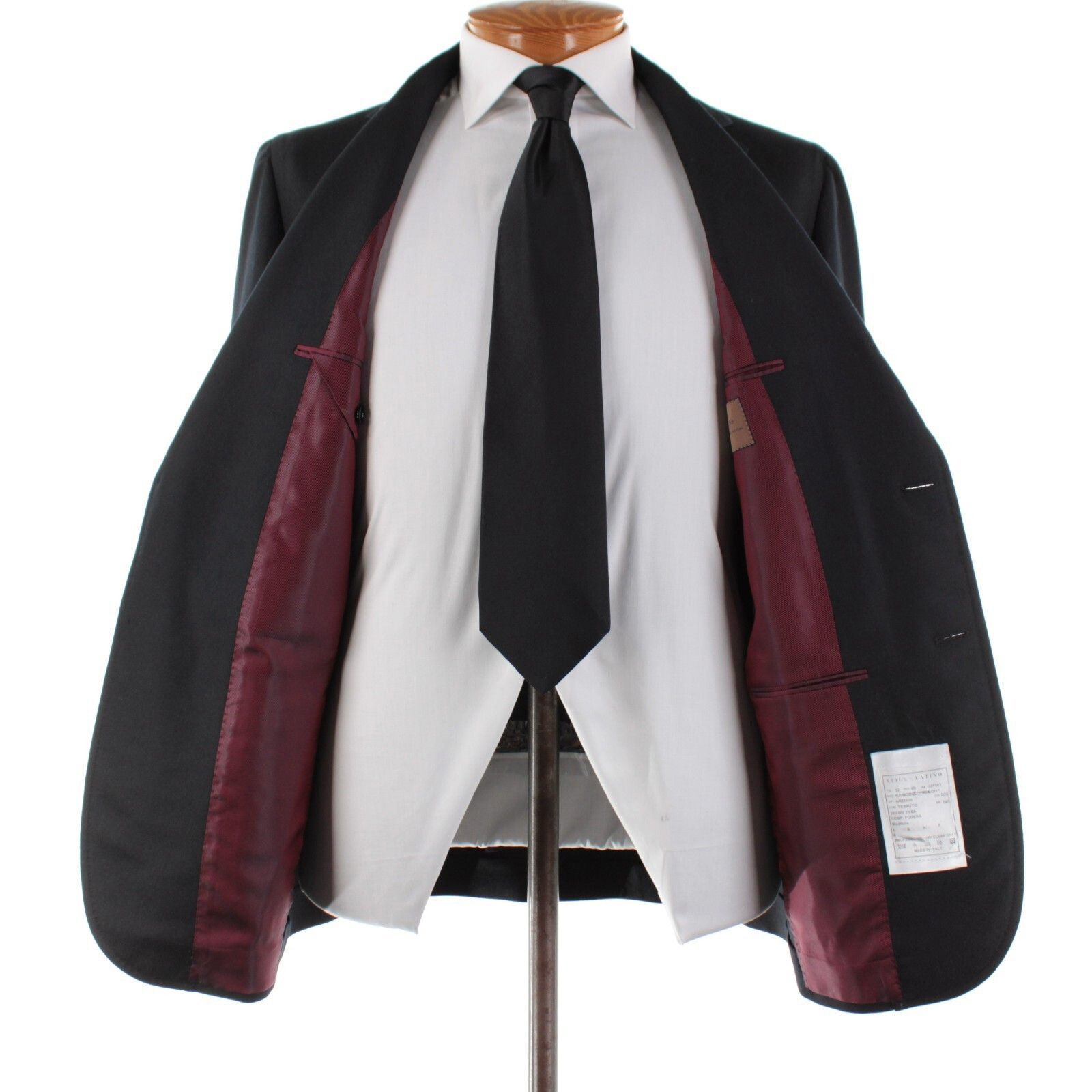 Other Stile Latino Suit Size US 42 Regular in Black Size 42R - 7 Thumbnail