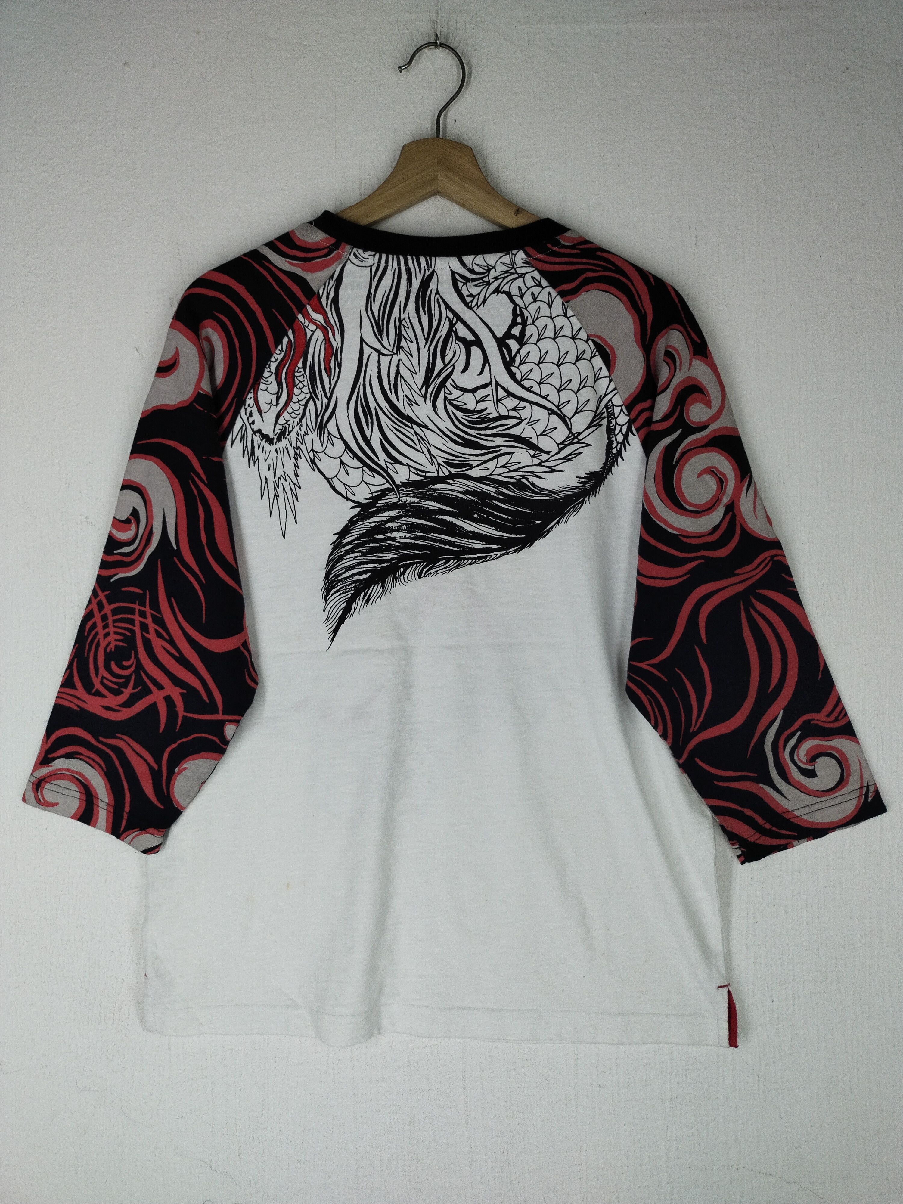 Karakuri Tamashii Vintage Sukajan Dragon Design Rare Tee Size US M / EU 48-50 / 2 - 5 Thumbnail