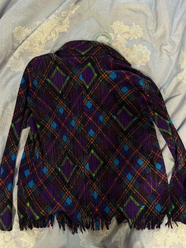 Issey Miyake Issey Miyake Iridescence pleated cardigan Size XL / US 12-14 / IT 48-50 - 4 Thumbnail
