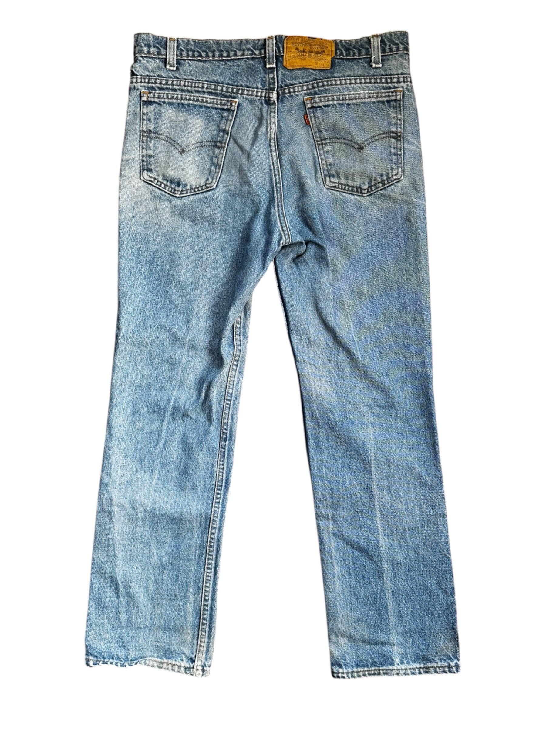 Levi's Vintage Levis 501 Orange Tab Denim Jeans 80s Made in USA 32 Size US 32 / EU 48 - 2 Thumbnail