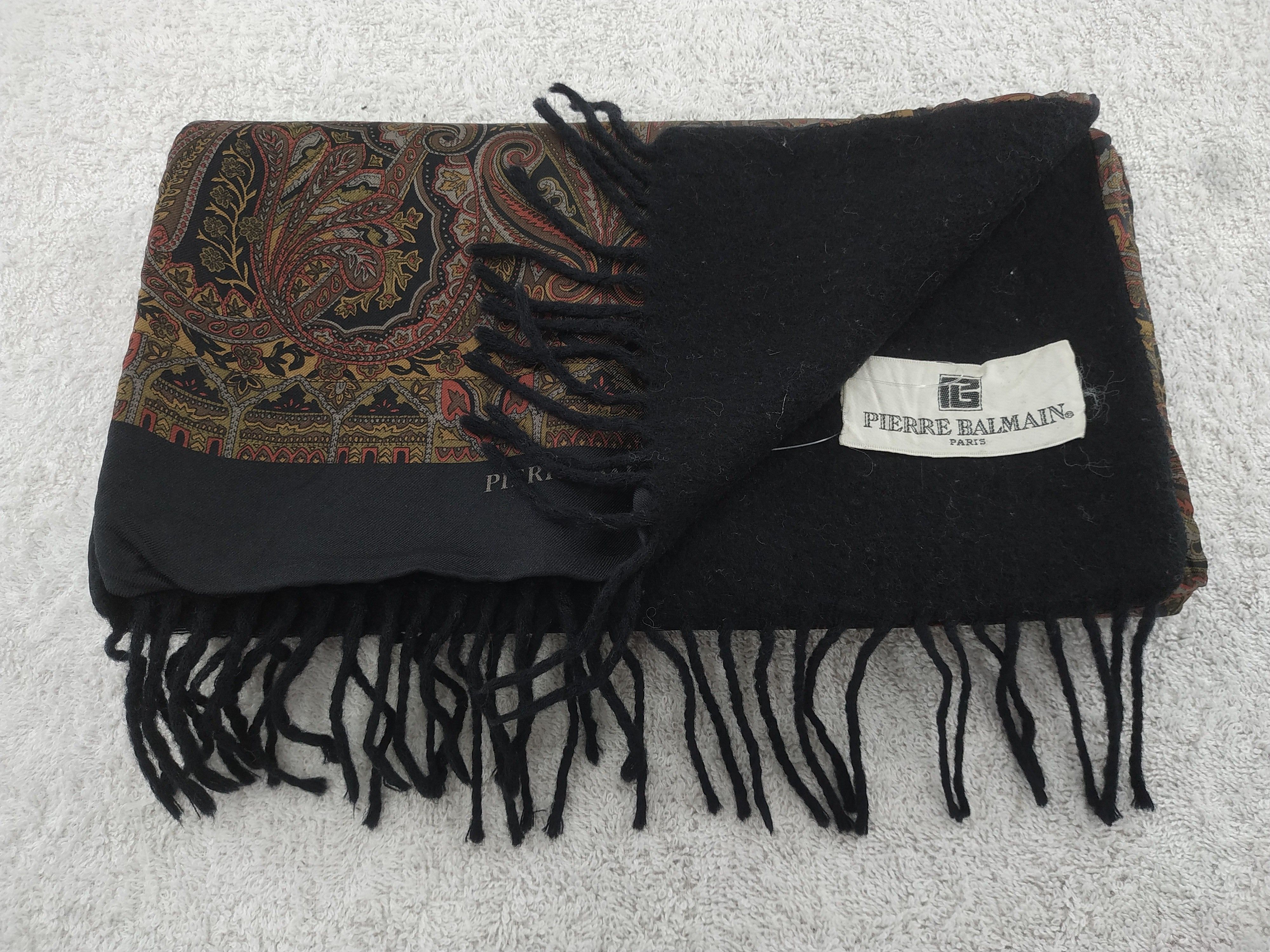 Vintage Pierre Balmain Scarf / Muffler / Neckwear - WW454 Size ONE SIZE - 4 Thumbnail