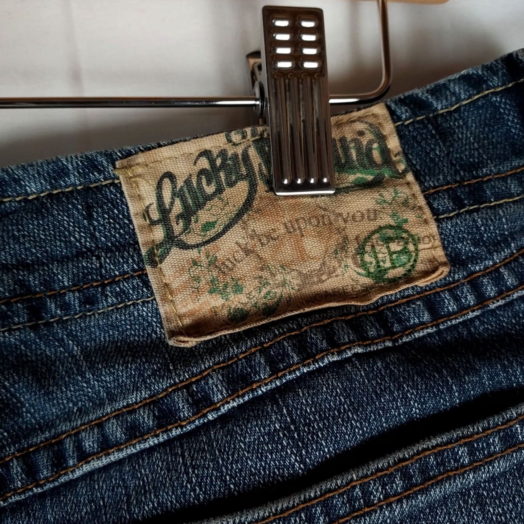 Lucky Brand Lucky Brand Wonder Jeans Jeans Womens 6/28 Low Rise Bootcut 28x32 Blue Stretch Regular 6/28 Mens Women Girls? Size 28" / US 6 / IT 42 - 4 Thumbnail