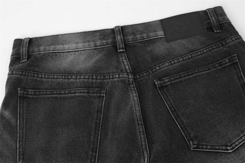Japanese Brand × Jean America loose lightning pattern washed distressed jeans Size US 34 / EU 50 - 5 Thumbnail