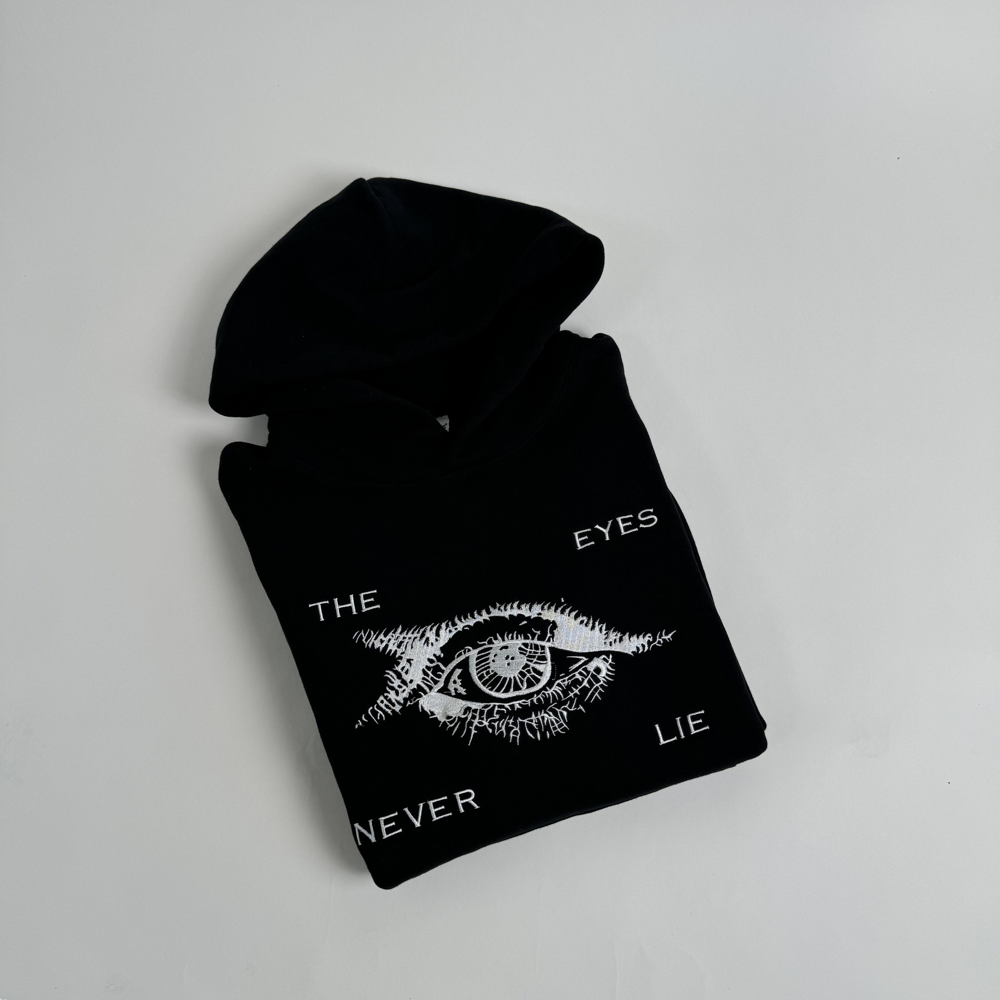 Prolific Eyes Never Lie Hoodie Black Embroidered Size US XL / EU 56 / 4 - 3 Thumbnail