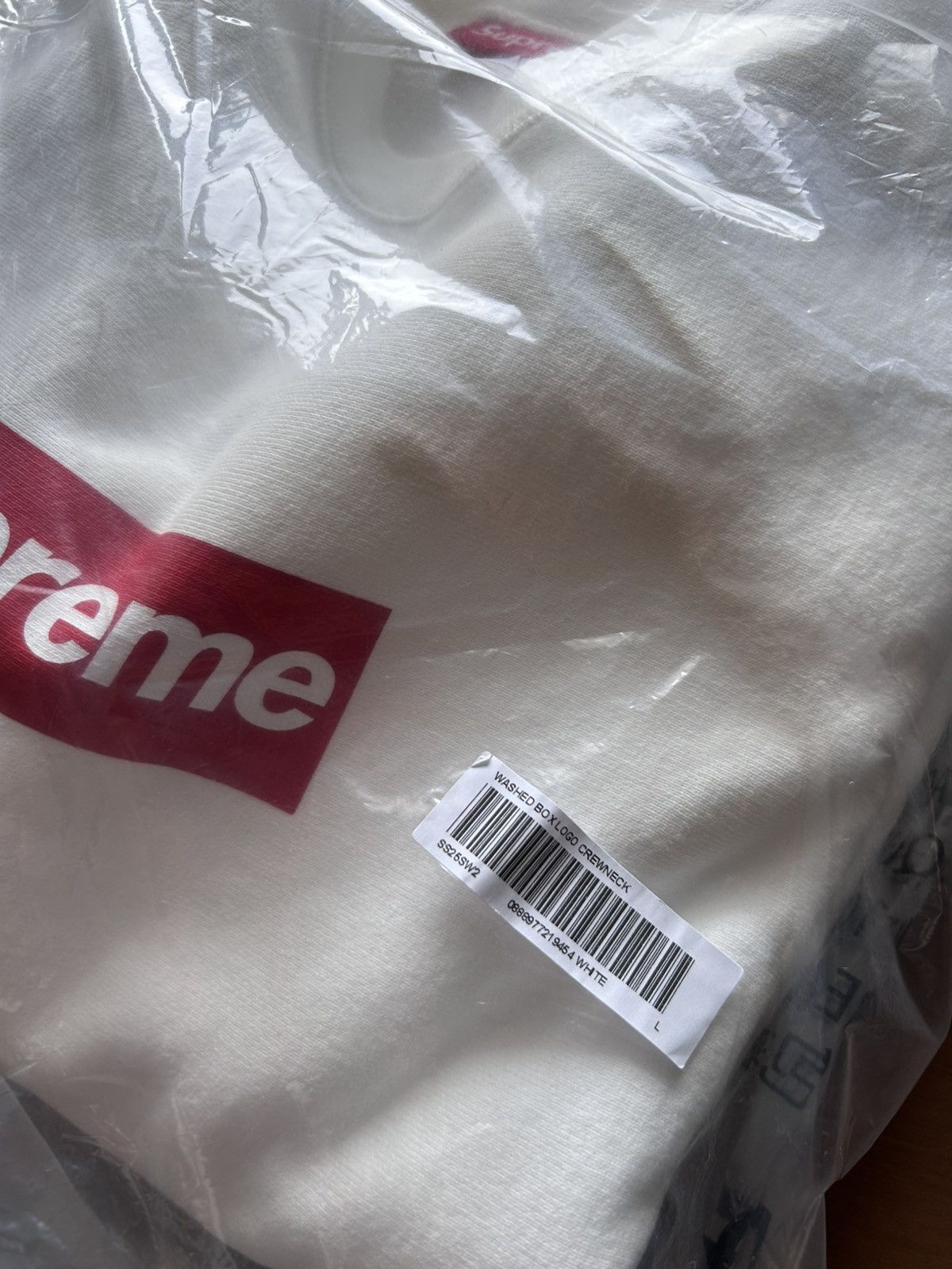 Supreme Supreme washed box logo crewneck Size US L / EU 52-54 / 3 - 8 Thumbnail