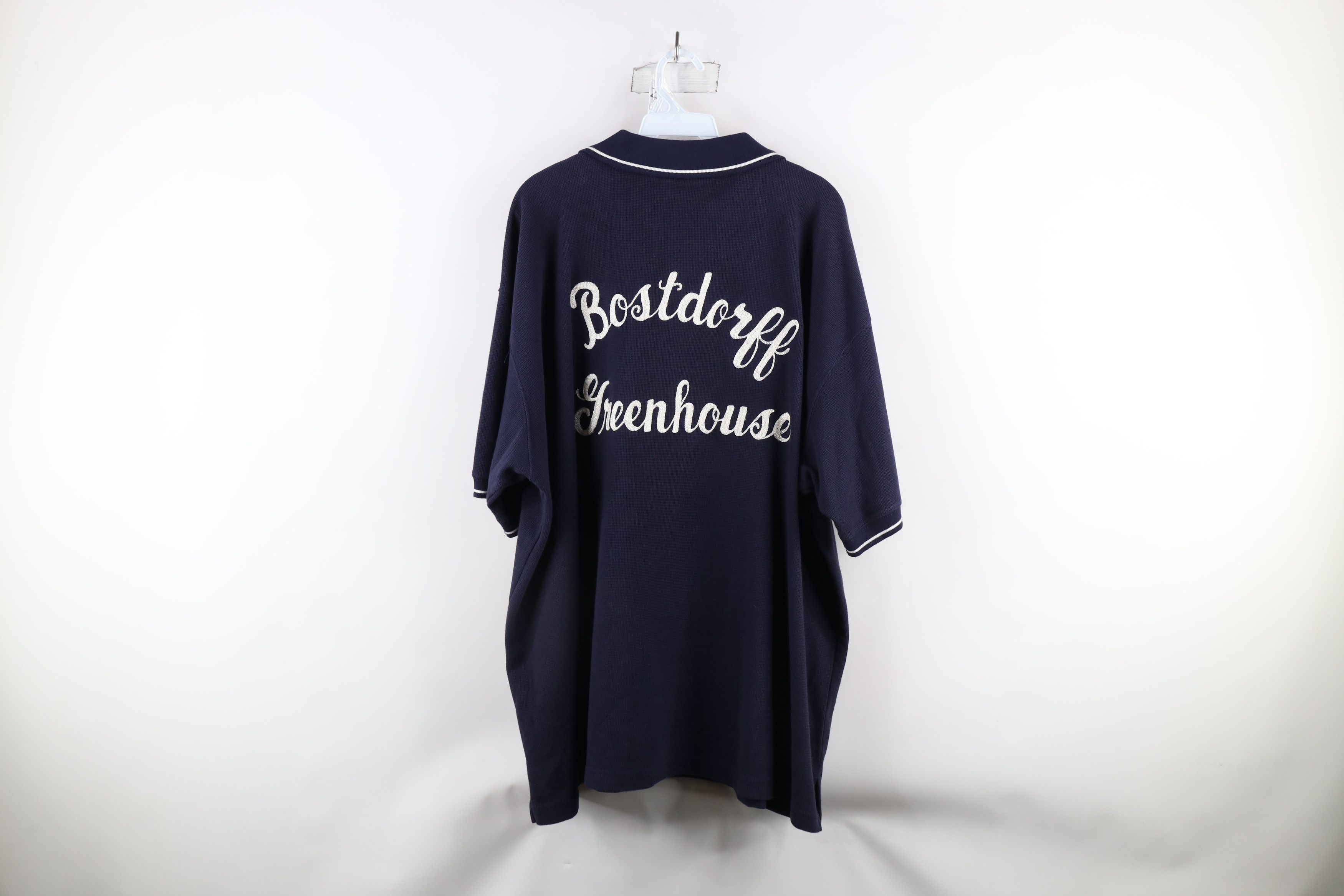 Vintage Vintage 90s Bostdorff Greenhouse Collared Polo Shirt Size US XXL / EU 58 / 5 - 10 Thumbnail