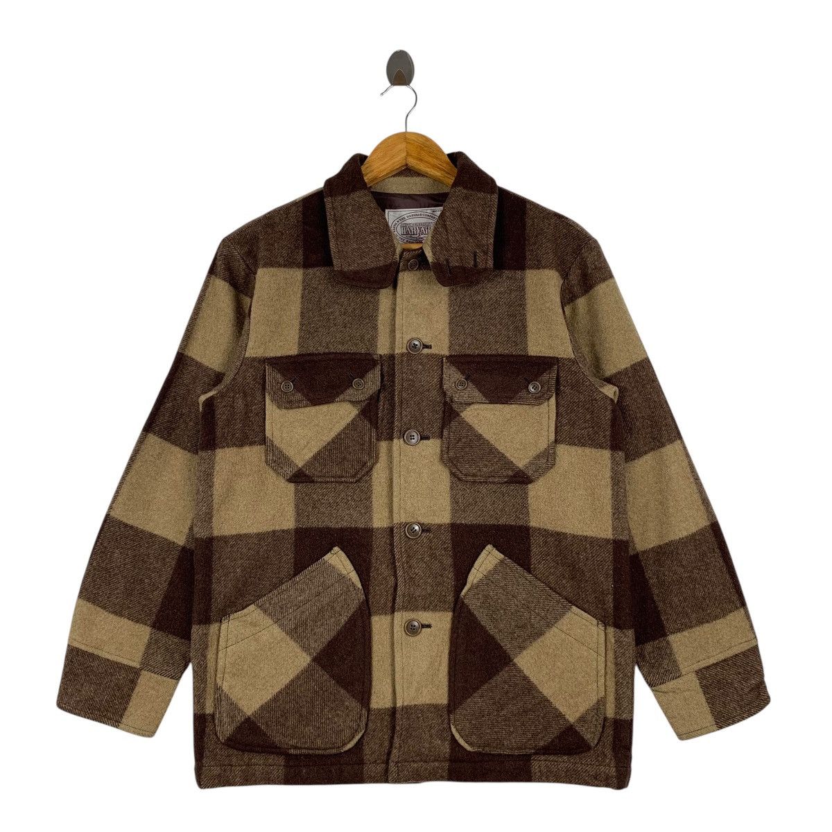 Vintage Vintage HARVARD Casualwear Checkered Worker Design Jacket Size US M / EU 48-50 / 2 - 1 Thumbnail