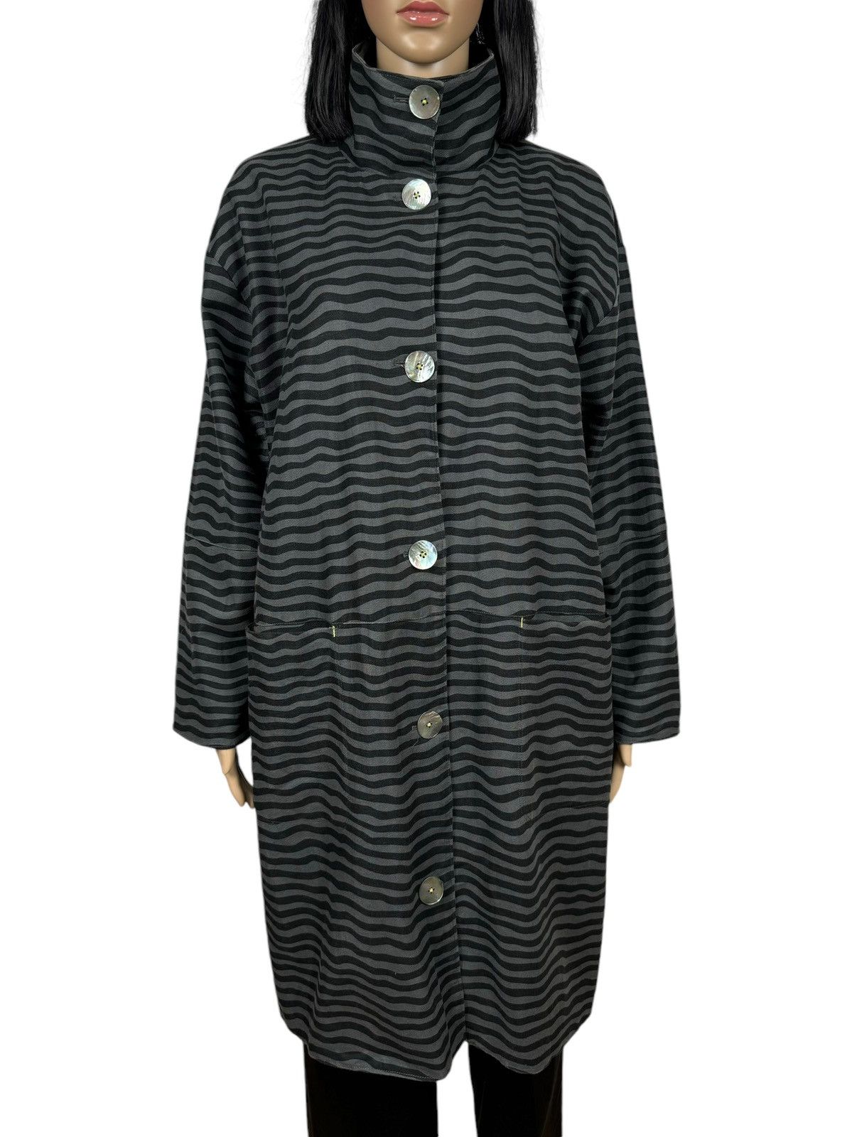 Gudrun Sjoden Gudrun Sjoden Striped Coat Linen-Cotton size M Size M / US 6-8 / IT 42-44 - 3 Thumbnail