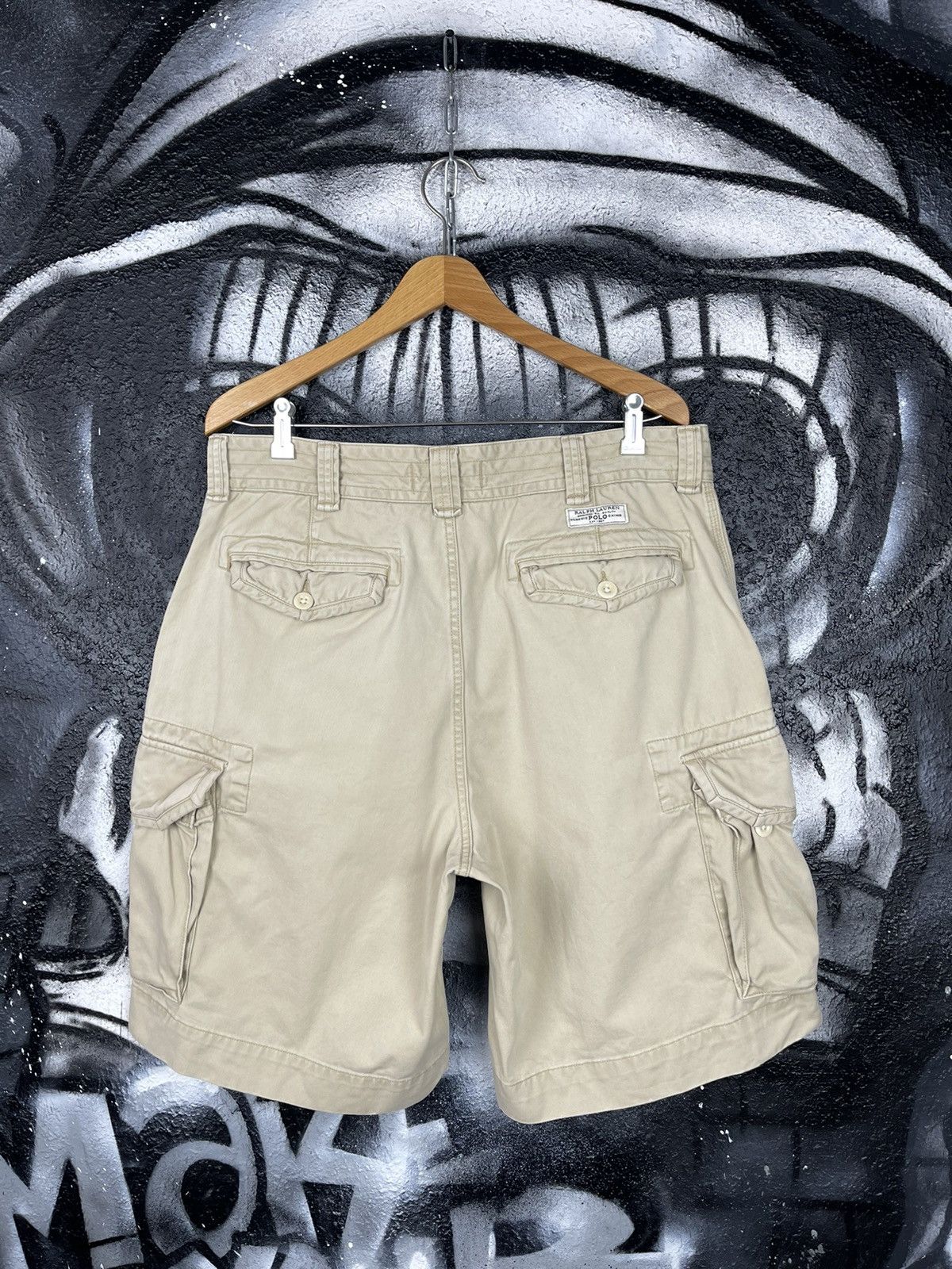Polo Ralph Lauren × Vintage Polo Ralph Lauren Vintage Cargo Shorts Men’s Size 34 Size US 35 - 3 Thumbnail