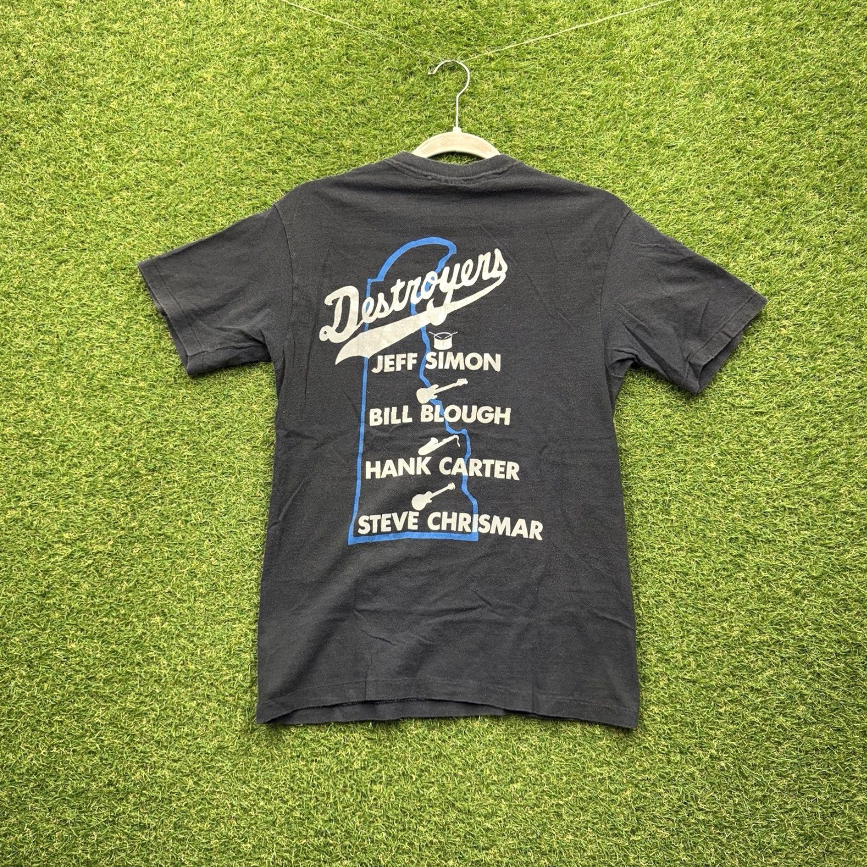 Hanes VINTAGE George Thorogood Destroyers Shirt Mens M Black Cotton Crew Neck 80s Band Music Rock 80s Mens Size US M / EU 48-50 / 2 - 2 Thumbnail