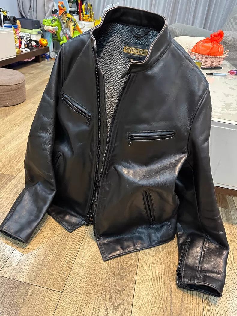 Schott Schott Leather coat Size US L / EU 52-54 / 3 - 3 Thumbnail