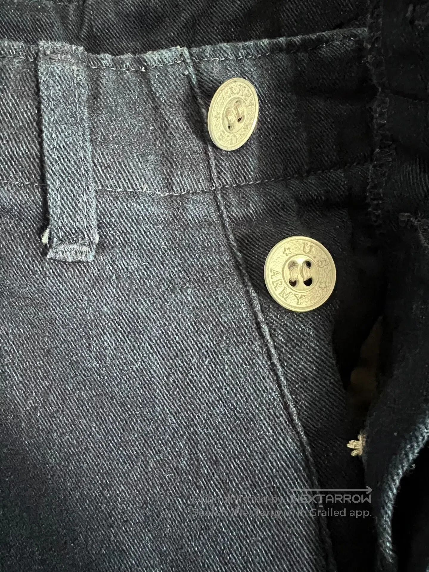 Japan Blue Jeans soulive indigo chino casual pants. Size US 31 - 5 Thumbnail