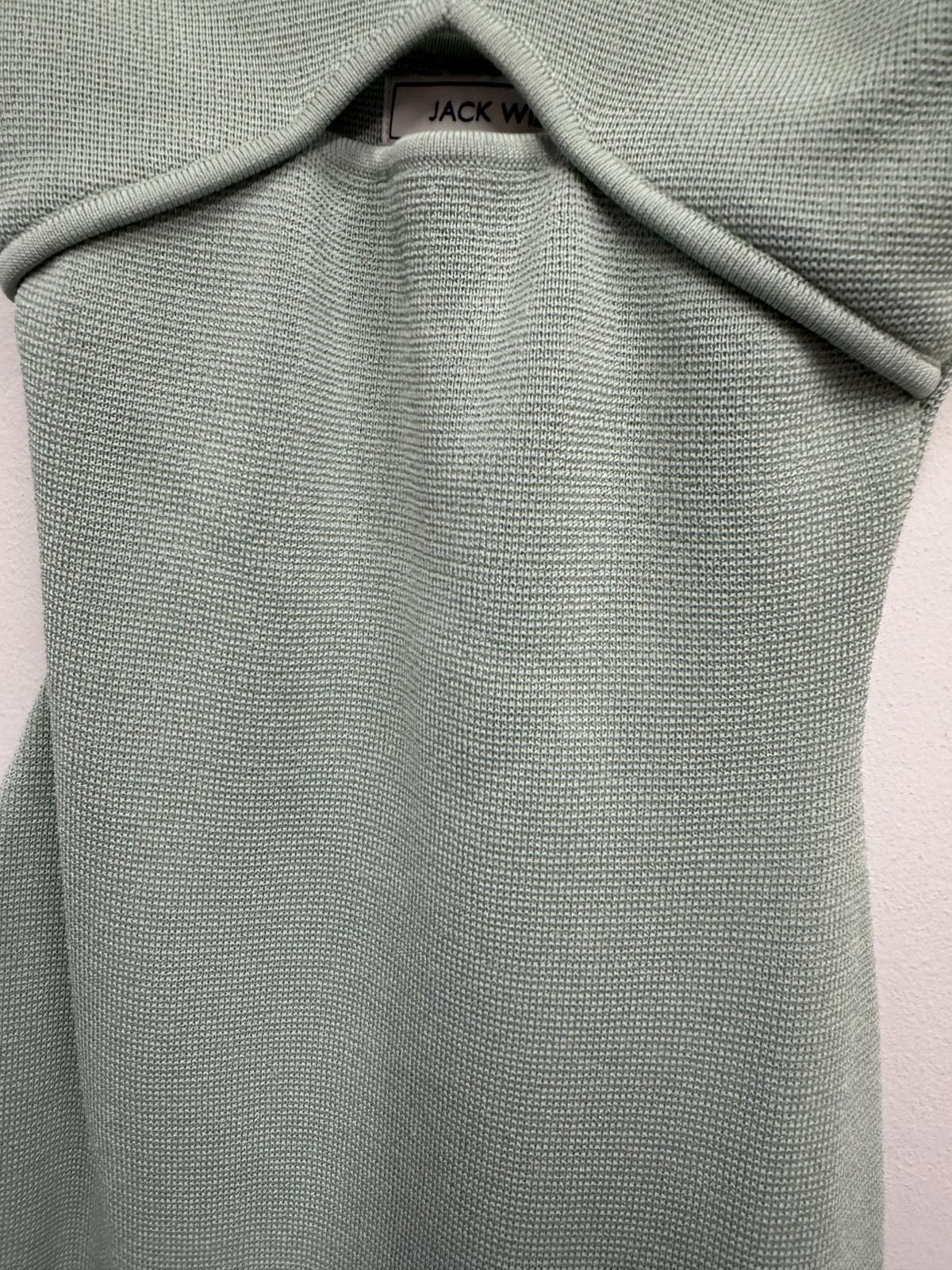 Jack Wills Jack Wills Mint Green Knitted Midi Dress UK 8 / US 4 Size S / US 4 / IT 40 - 3 Thumbnail