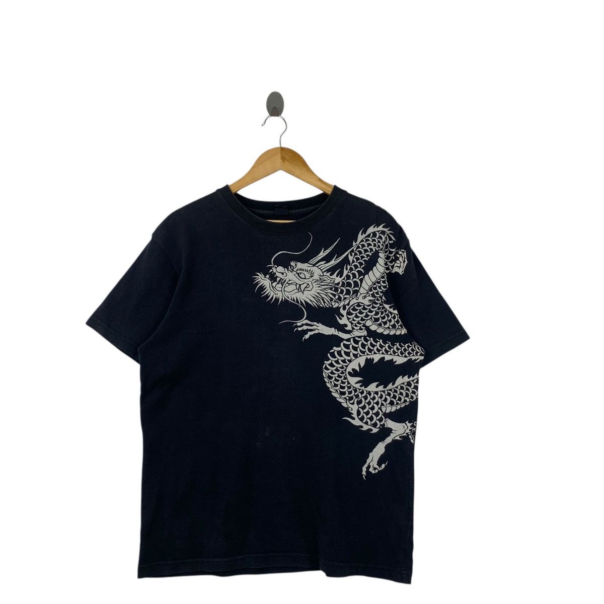 Vintage Vintage ETERNAL BITCHU KURASHIKI Dragon Ryu Tee Shirt Top Size US L / EU 52-54 / 3 - 4 Thumbnail