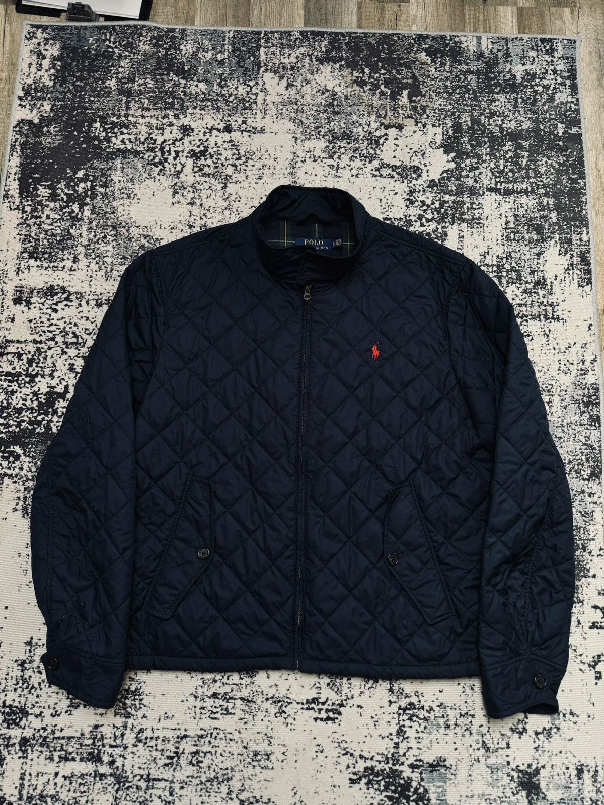 Polo Ralph Lauren × Ralph Lauren × Vintage Vintage Ralph Lauren Down Puffer Bomber Jacket RLX L navy Size US L / EU 52-54 / 3 - 1 Thumbnail