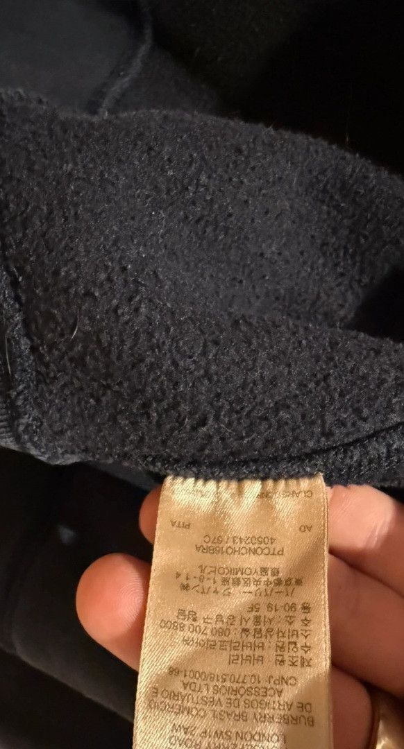 Burberry zip hoodie