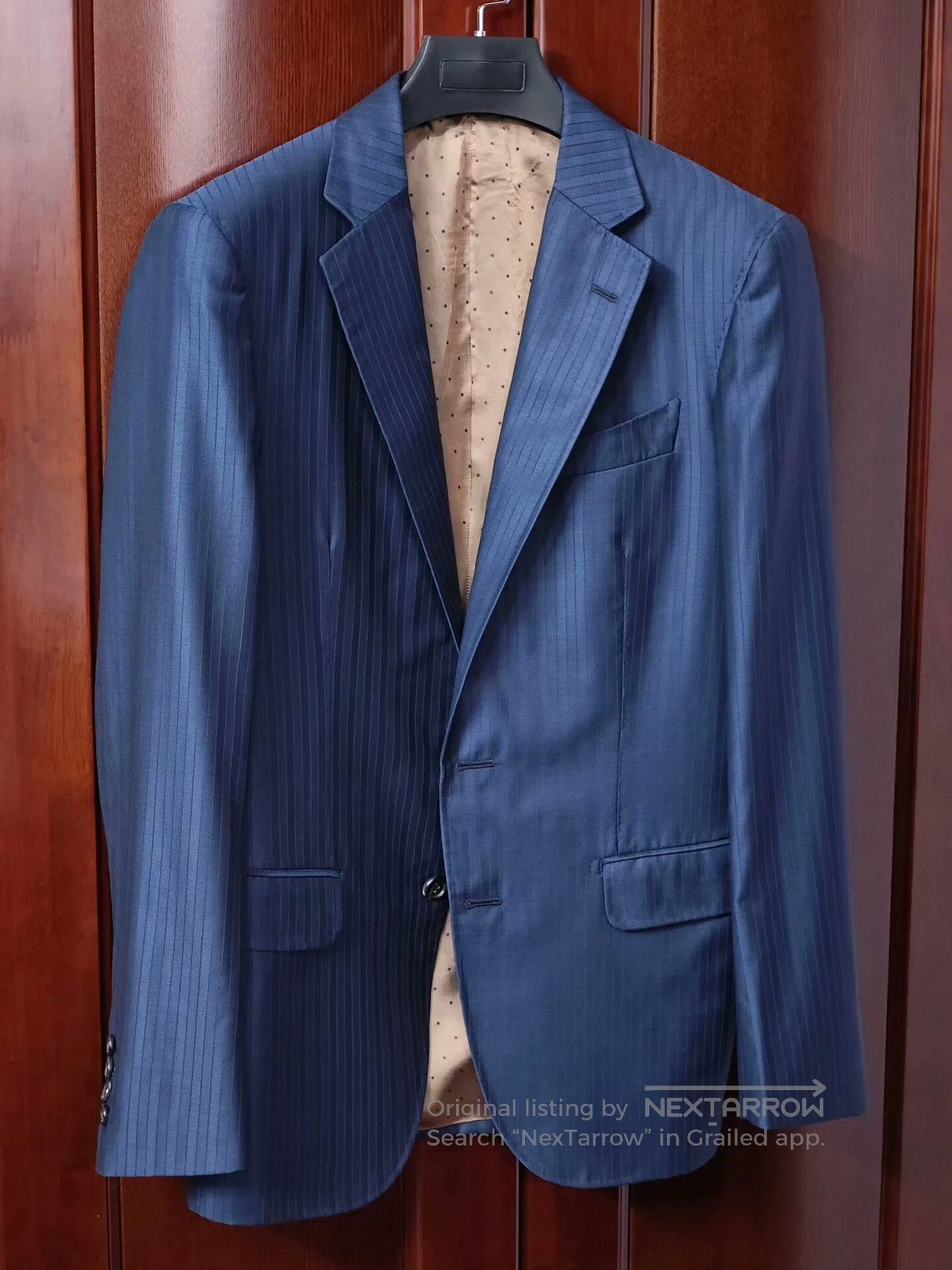 Japanese Brand Handmade Wool Suit from Dormeuil. Size US M / EU 48-50 / 2 - 1 Thumbnail