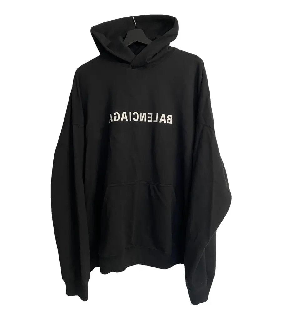Balenciaga Balenciaga hoodie mirror logo Size US XL / EU 56 / 4 - 1 Thumbnail