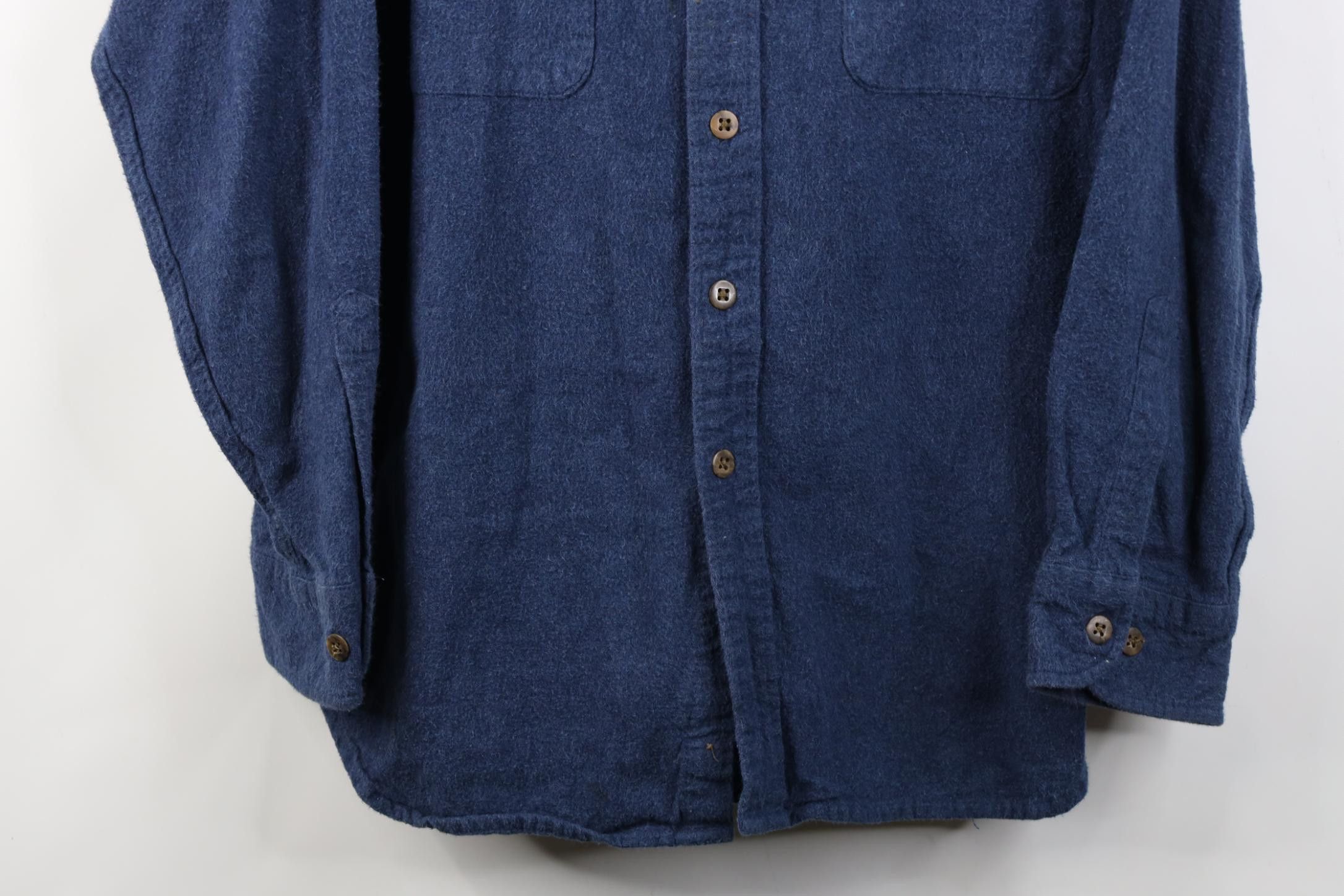 Vintage Vintage 90s Streetwear Cloth Collared Button Shirt Blue Size US M / EU 48-50 / 2 - 3 Thumbnail