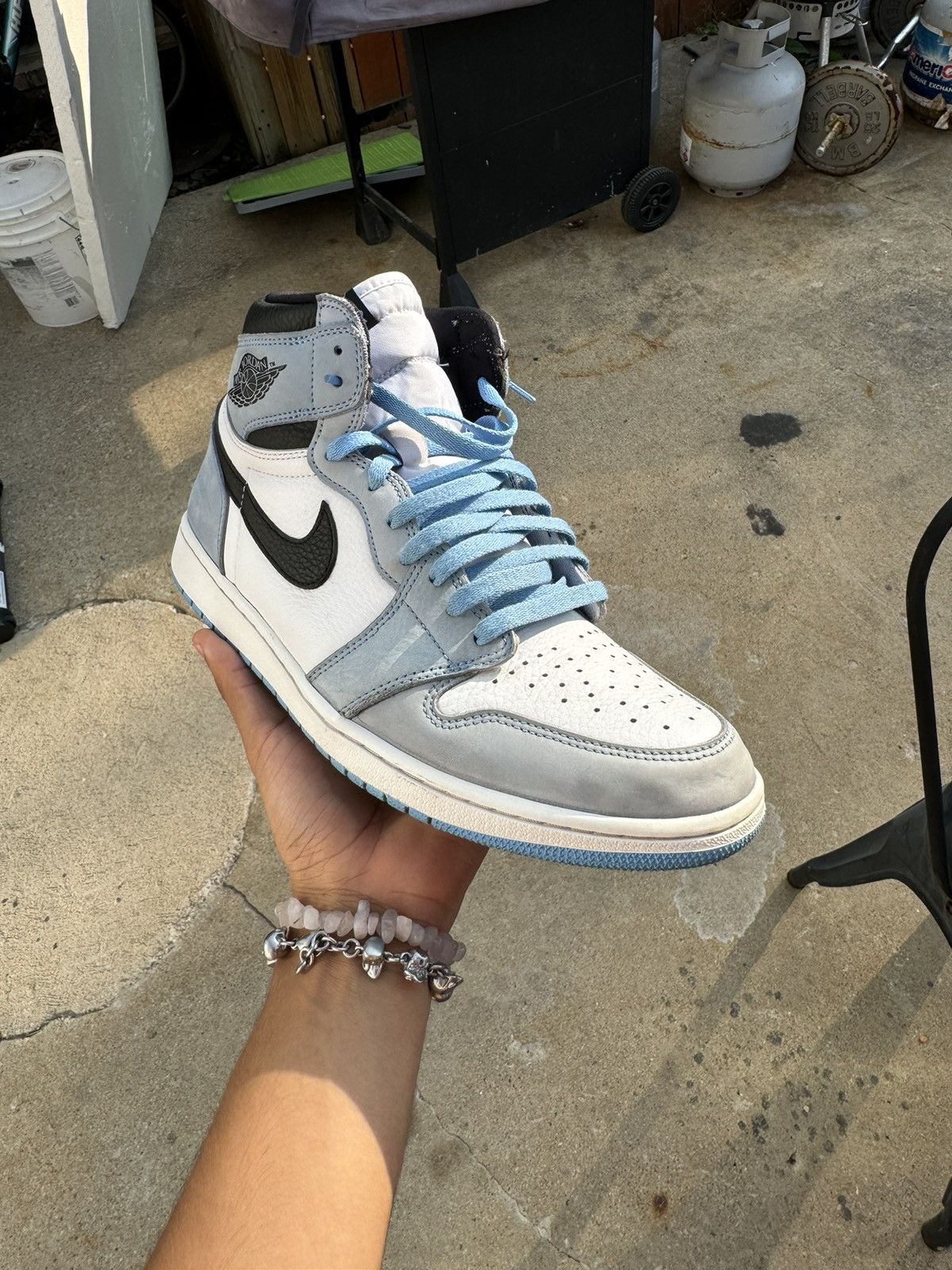 Jordan Brand Jordan 1 University blue Size US 12 / EU 45 - 1 Thumbnail