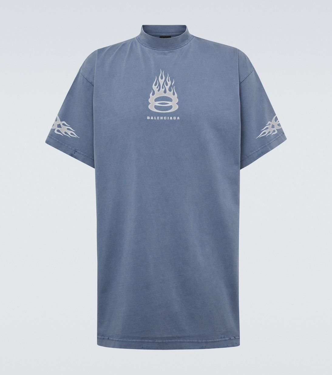 Balenciaga Burning Unity cotton jersey T-shirt Size US M / EU 48-50 / 2 - 1 Thumbnail