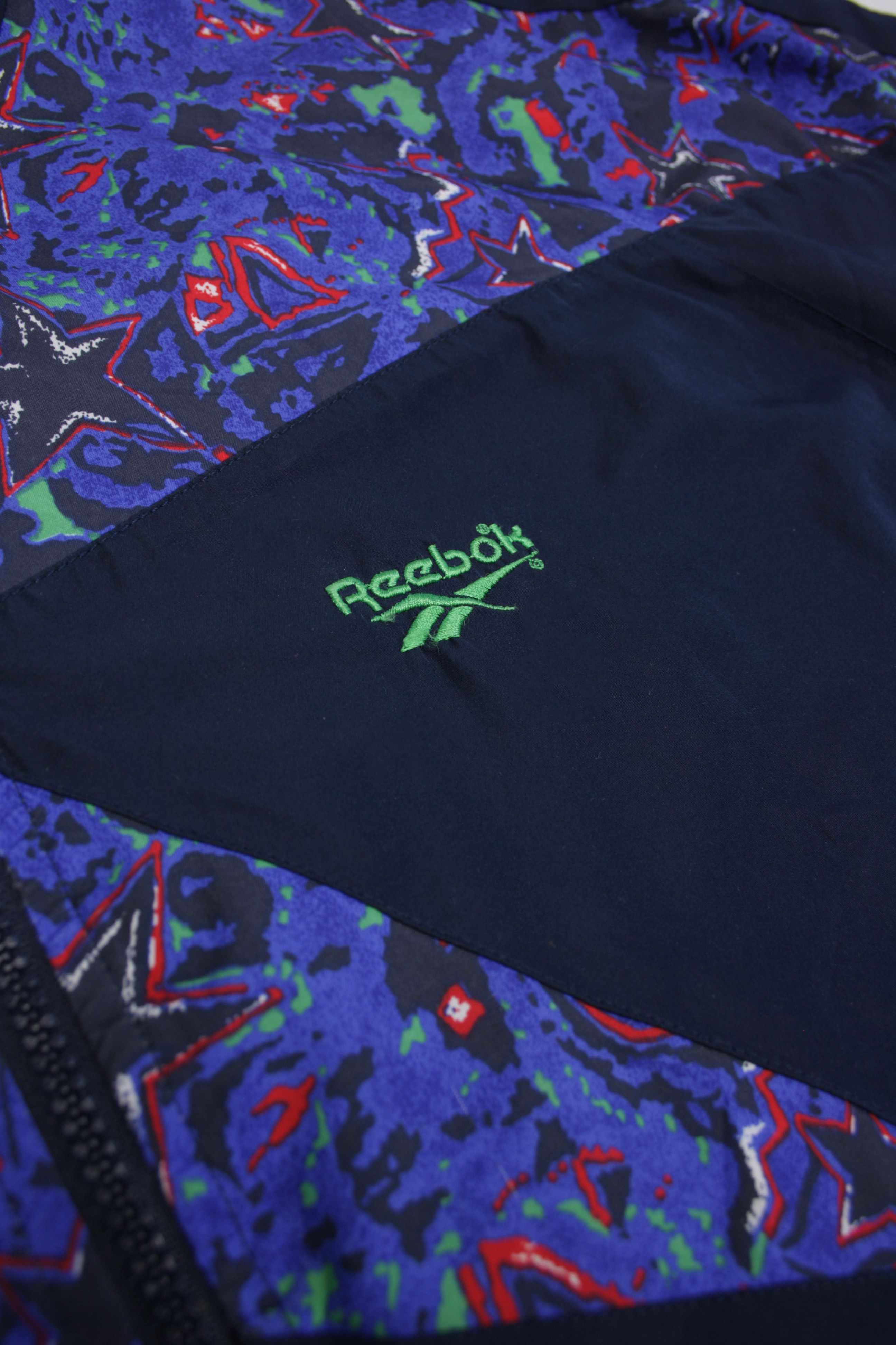 Reebok × Vintage Reebok 90s Vintage Oversized Tracksuit Windbreaker Jacket Size US L / EU 52-54 / 3 - 4 Thumbnail