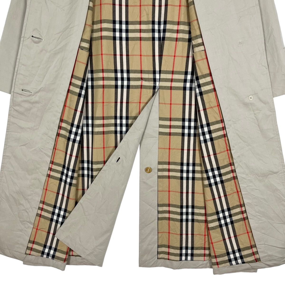 Burberry × Vintage Vintage 90’s Burberrys Women’s Trench Coat Size S / US 4 / IT 40 - 10 Thumbnail