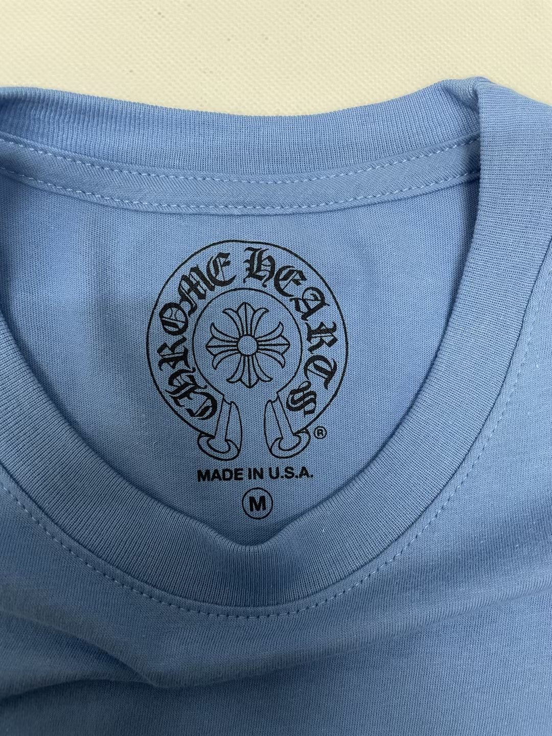 Chrome Hearts Chrome Hearts Miami Horseshoe Short Sleeve Blue T-shirt Tee Size US M / EU 48-50 / 2 - 4 Thumbnail
