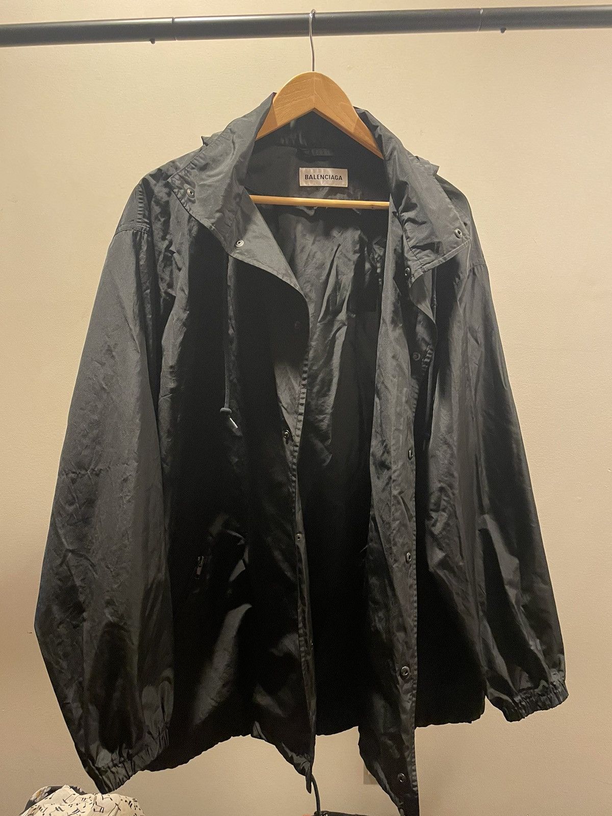 Balenciaga Balenciaga 2018 Black Logo Jacket Size US M / EU 48-50 / 2 - 4 Thumbnail
