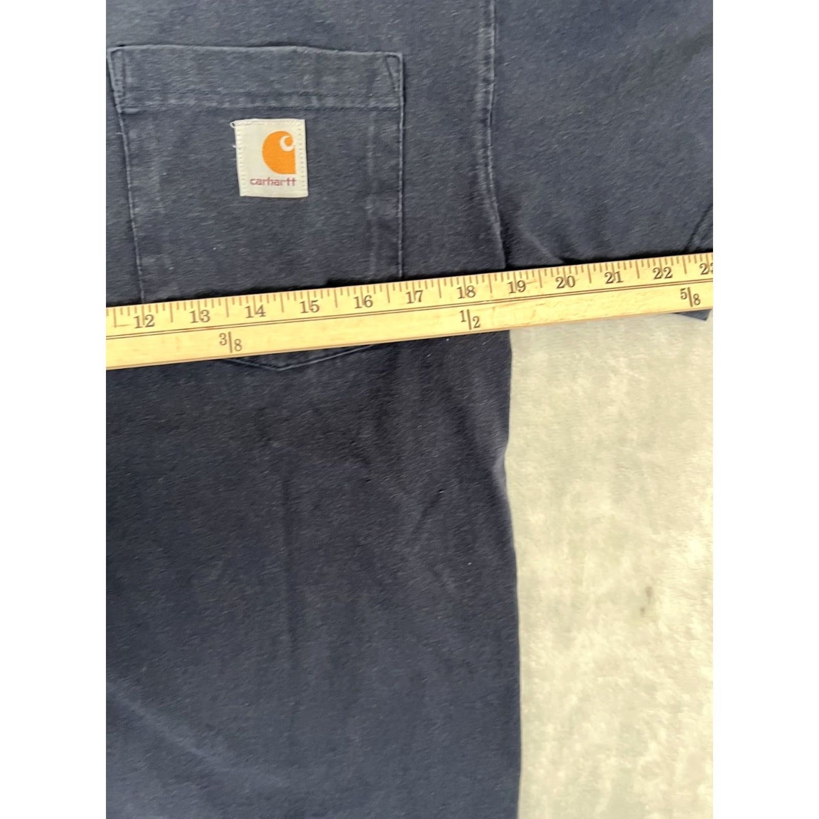 Carhartt VINTAGE Carhartt Blue Pocket Shirt Size S Short Sleeve Crew Neck 90s Grunge K87 Men’s Boys Womens Size US S / EU 44-46 / 1 - 7 Thumbnail