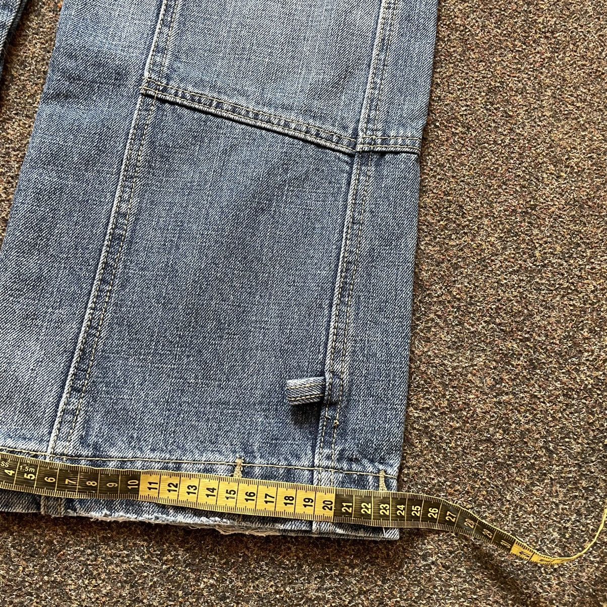 Vintage Y2K Baggy Cargo Pants Multi Pocket Distressed Skate Vintage Size 32" / US 10 / IT 46 - 9 Thumbnail