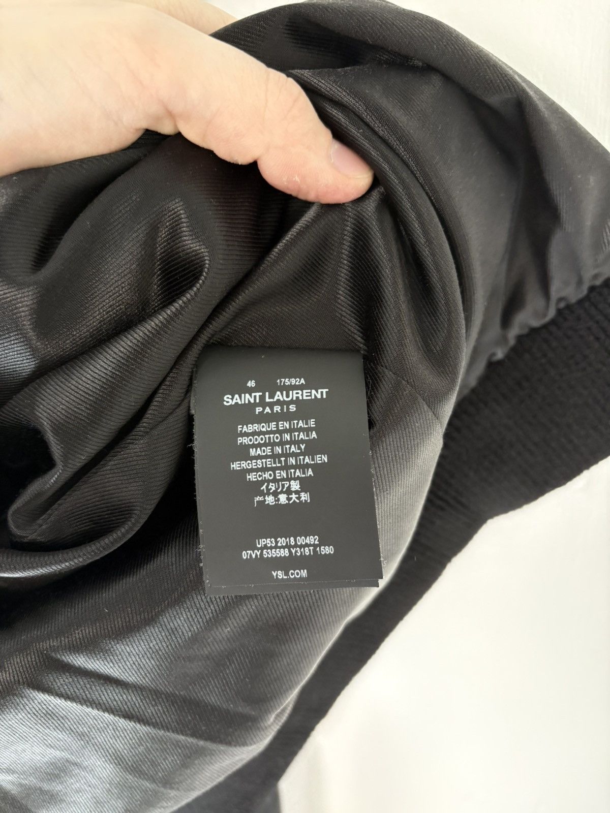 Saint Laurent Paris Saint Laurent Paris Bomber jacket Size US M / EU 48-50 / 2 - 5 Thumbnail