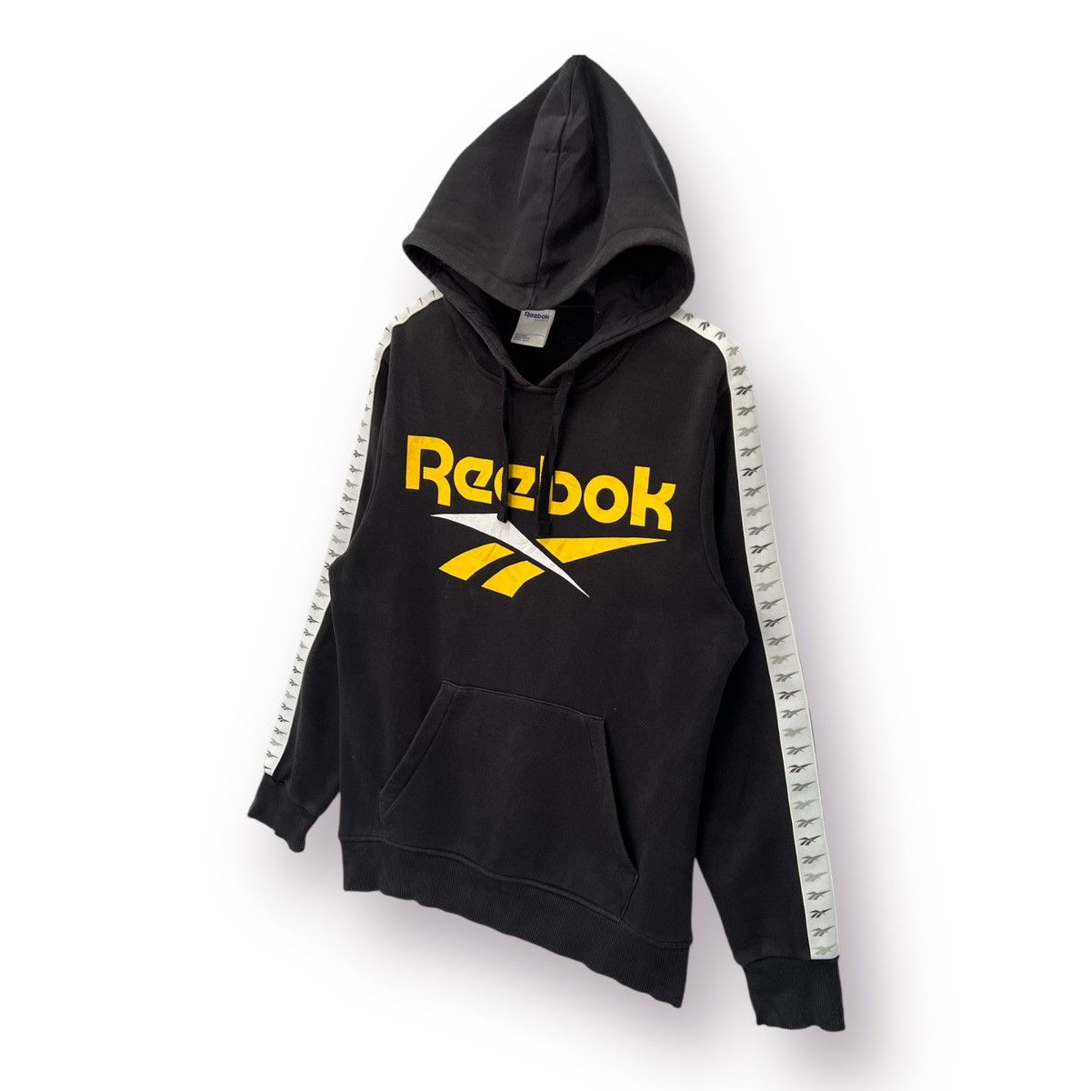 Reebok 🔥 Vintage side tape REEBOK CLASSIC hoodie - M Size US S / EU 44-46 / 1 - 2 Thumbnail