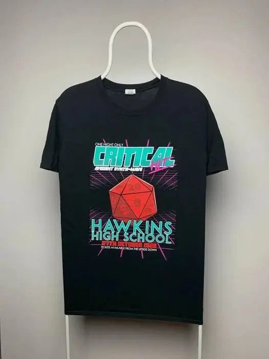 Anime Anima tee hawking high school T-shirt size L black big logo Size US L / EU 52-54 / 3 - 1 Thumbnail