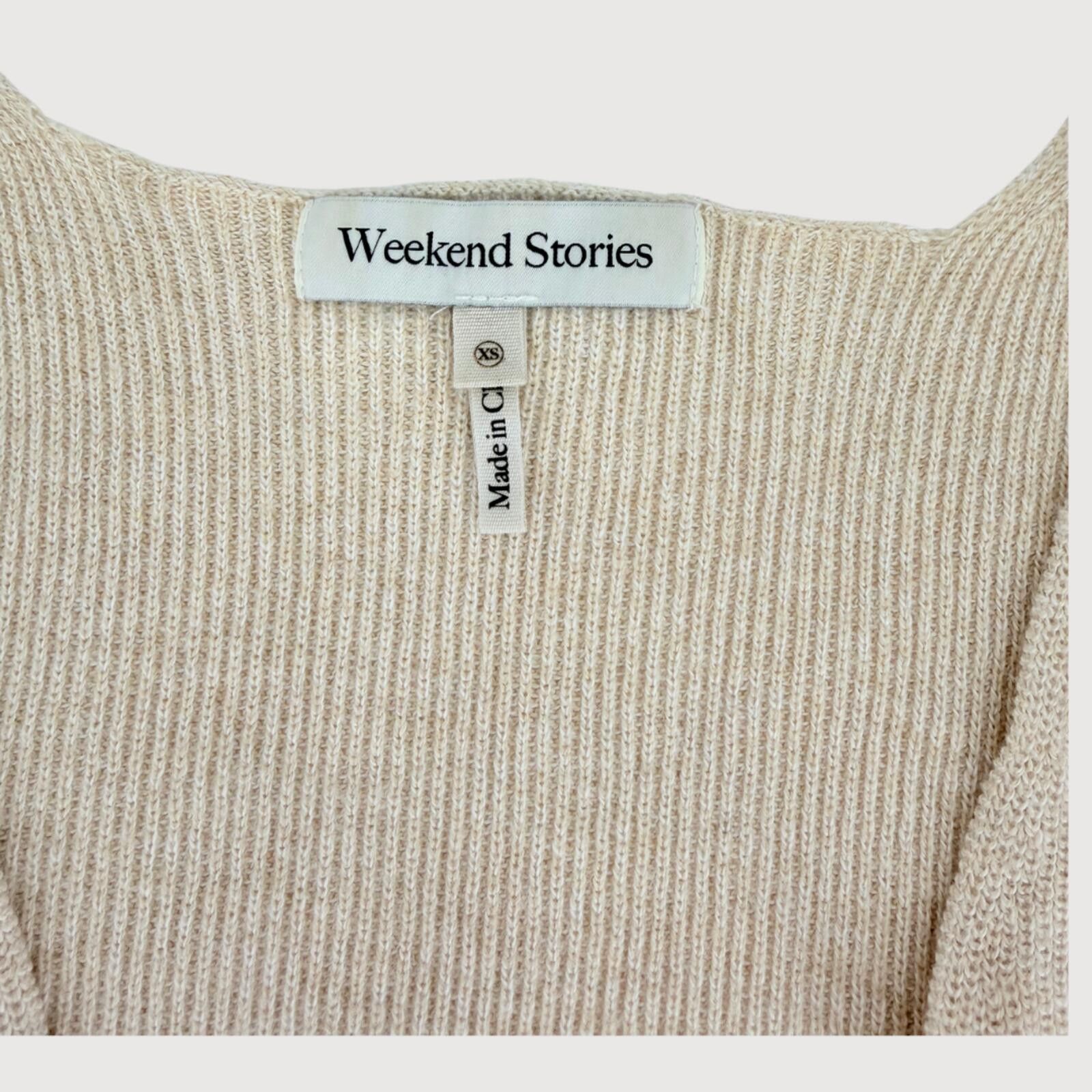 Other Weekend Stories Simone Knit Crop Top XS Size XS / US 0-2 / IT 36-38 - 4 Thumbnail