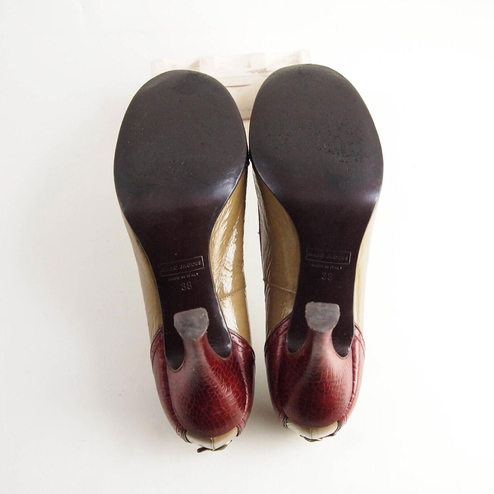 Marc Jacobs Marc Jacobs Heels Brown Burgundy Pat Leather US 8 EU 38 Size US 8 / IT 38 - 7 Thumbnail