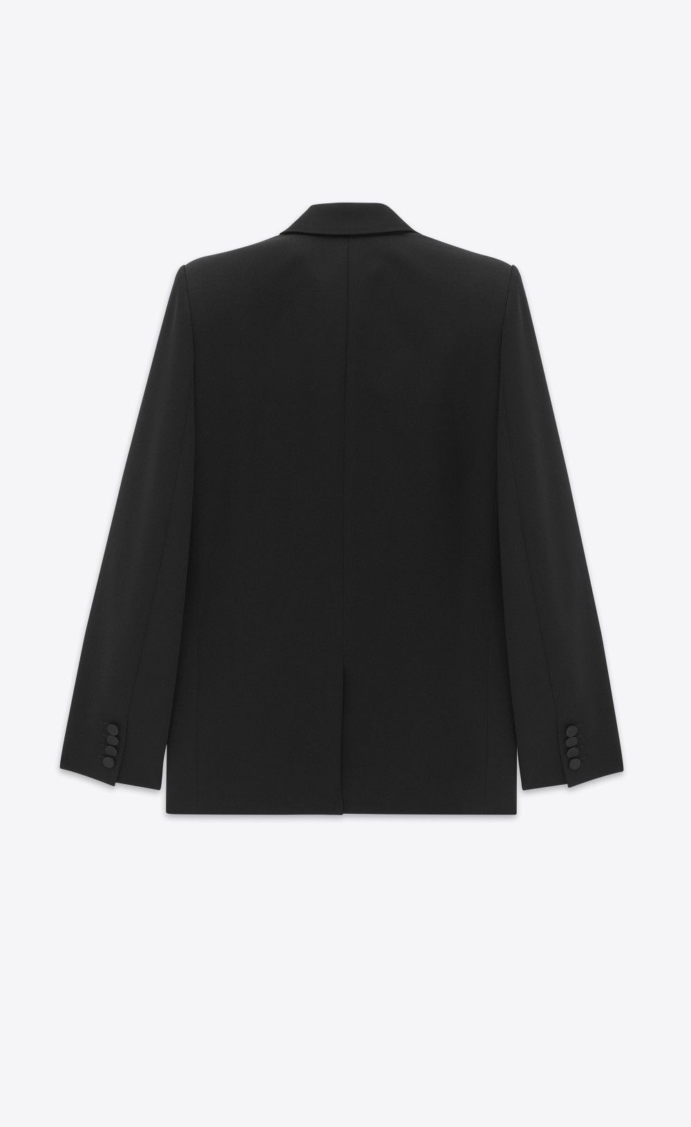 Saint Laurent Paris Saint Laurent FW23 Tuxedo Jacket in GRAIN DE POURDRE Size 50S - 9 Thumbnail