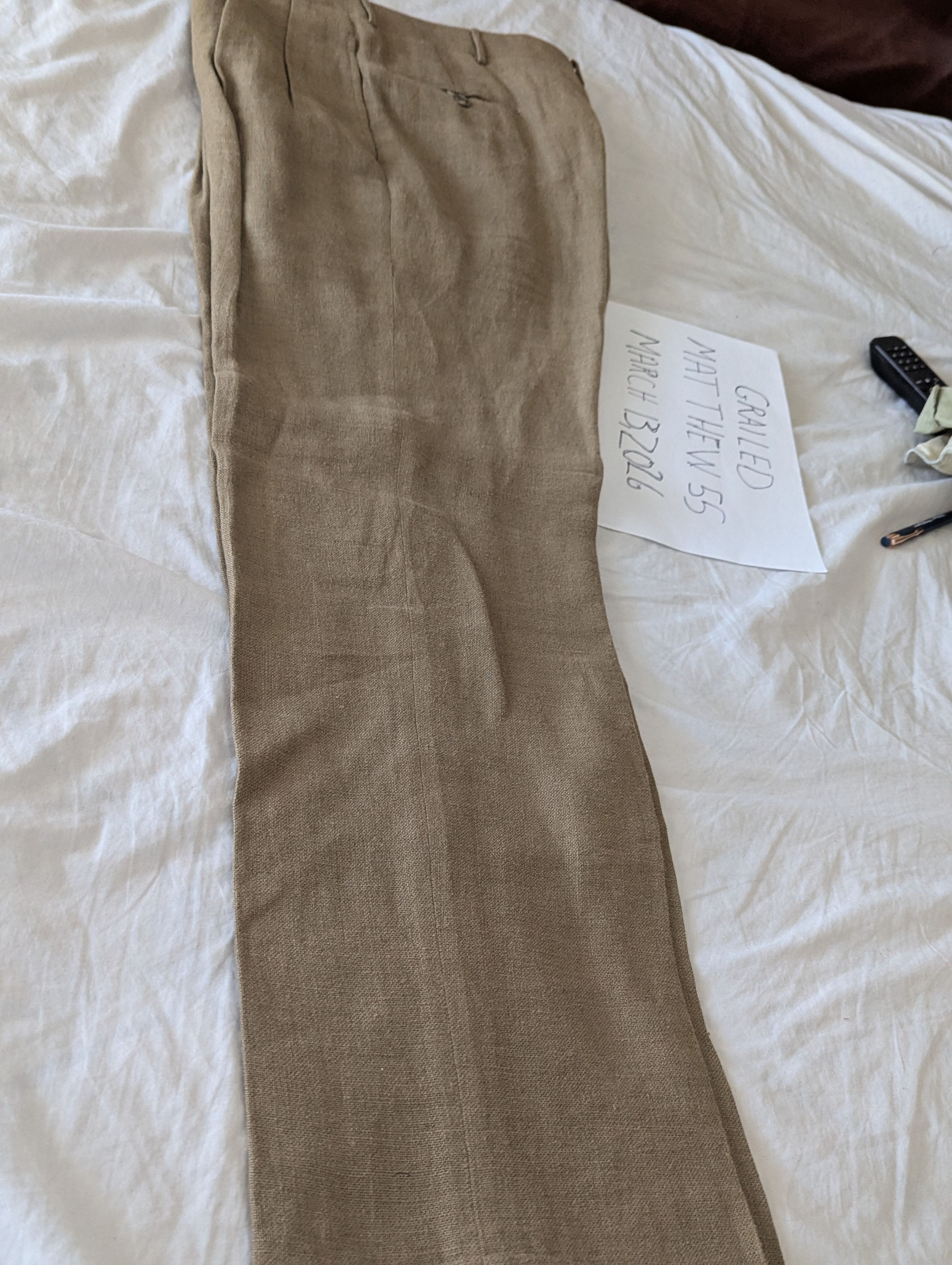 Polo Ralph Lauren Linen Pant Size 36R - 4 Thumbnail