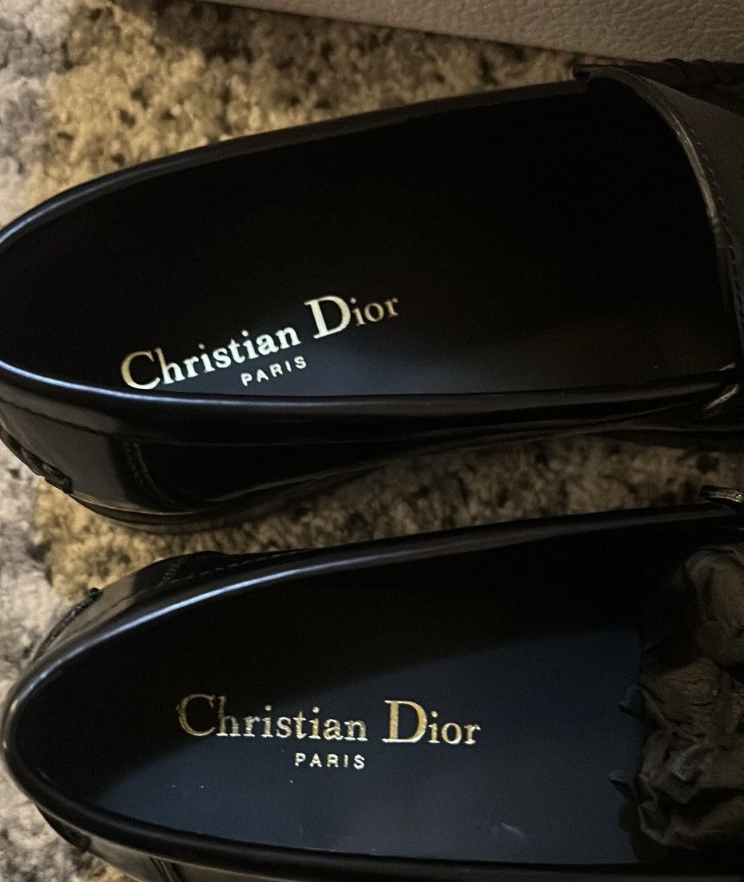 Dior Dear D-Academy Loafers Brushed Calfskin Black size 38.5 Size US 8.5 / IT 38.5 - 4 Thumbnail