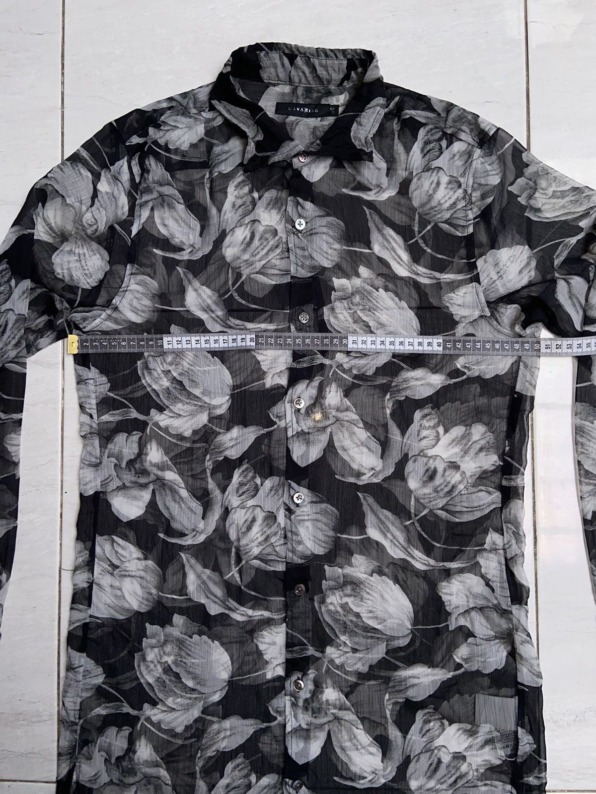 CIVARIZE CIVARIZE Floral Patterned Mesh Shirt Size US M / EU 48-50 / 2 - 3 Thumbnail