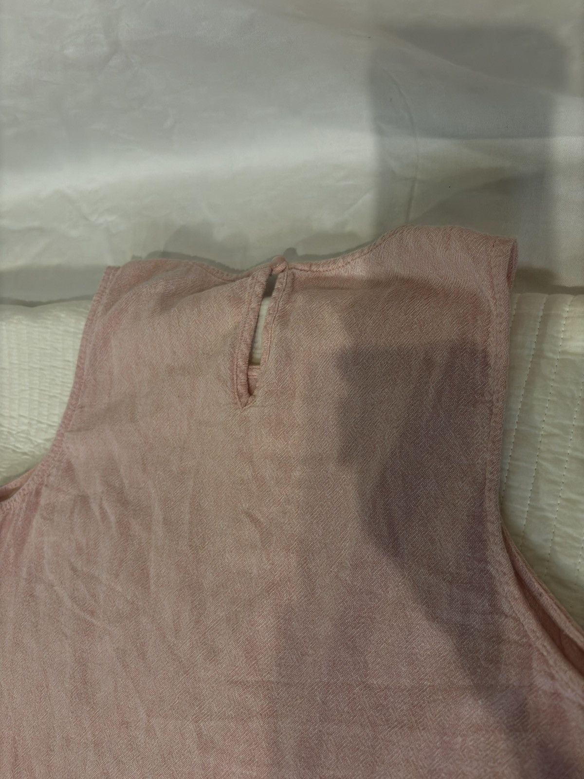Other Pink sleeveless ruffle hem Dress.wd955 Size XS / US 0-2 / IT 36-38 - 8 Thumbnail
