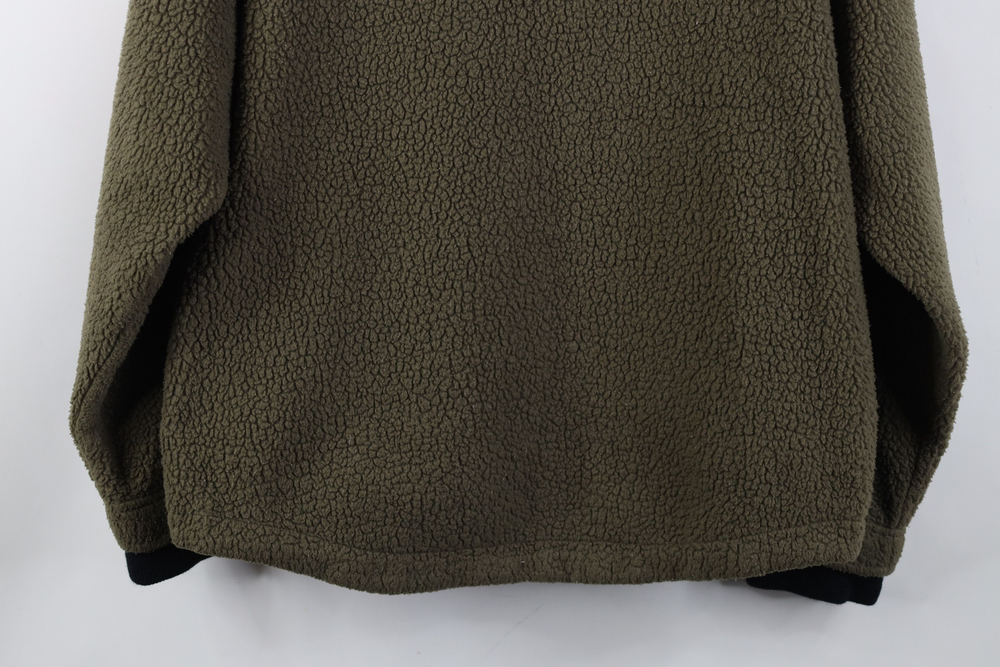 L.L. Bean Vintage 90s LL Bean Deep Pile Fleece Full Zip Jacket Green Size L / US 10 / IT 46 - 12 Thumbnail